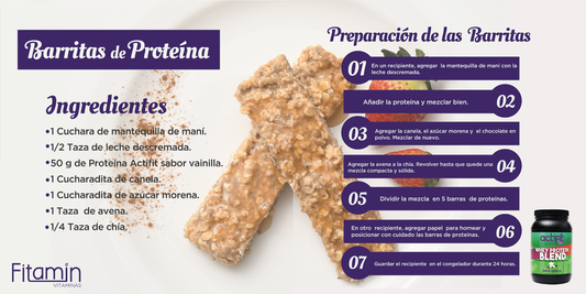 Receta - Barritas de Proteína