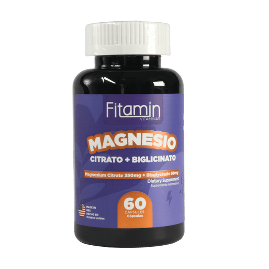 Citrato + Bisglicinato de Magnesio