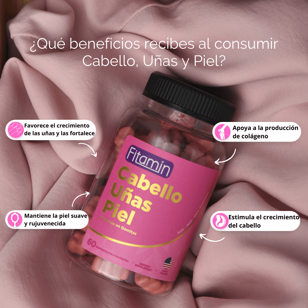 Vitamina Cabello, Uñas y Piel