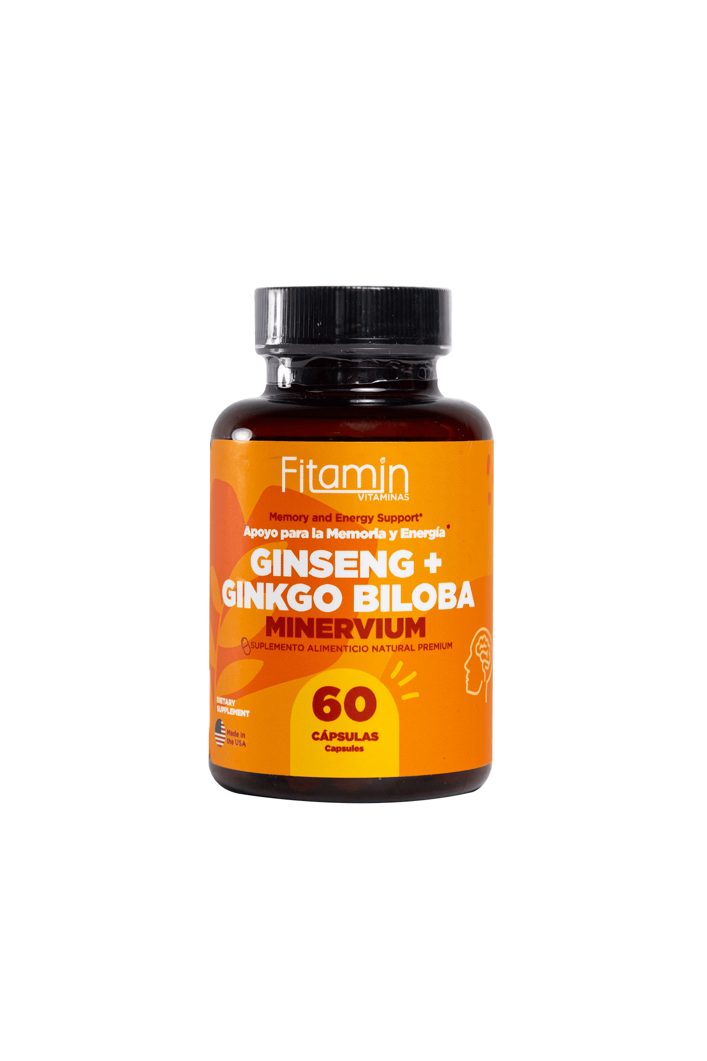 Ginseng + Ginkgo Biloba - Apoyo Cerebral