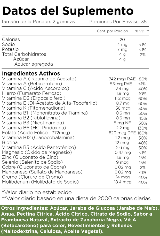 Vitamina Koalitas para niños