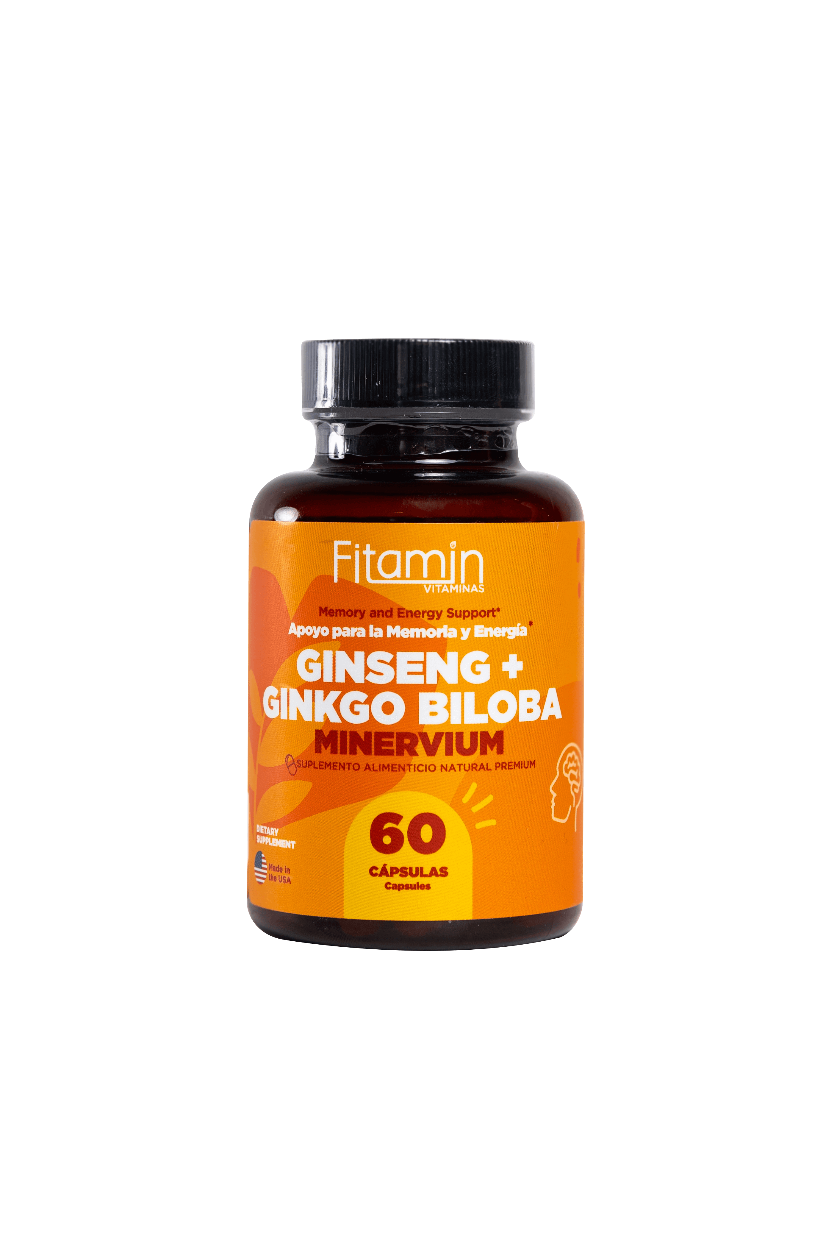 Ginseng + Ginkgo Biloba - Apoyo Cerebral