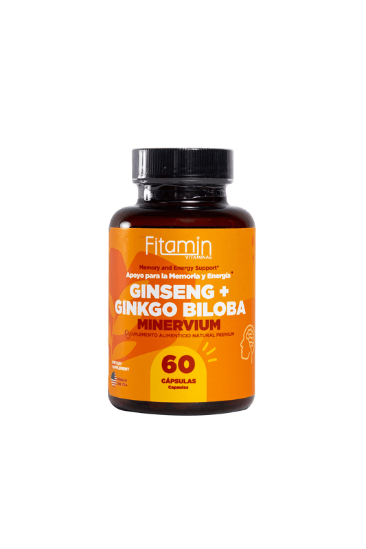 Ginseng + Ginkgo Biloba - Apoyo Cerebral