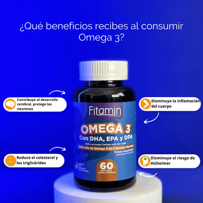 Omega 3 2000mg con DHA - DPA - EPA