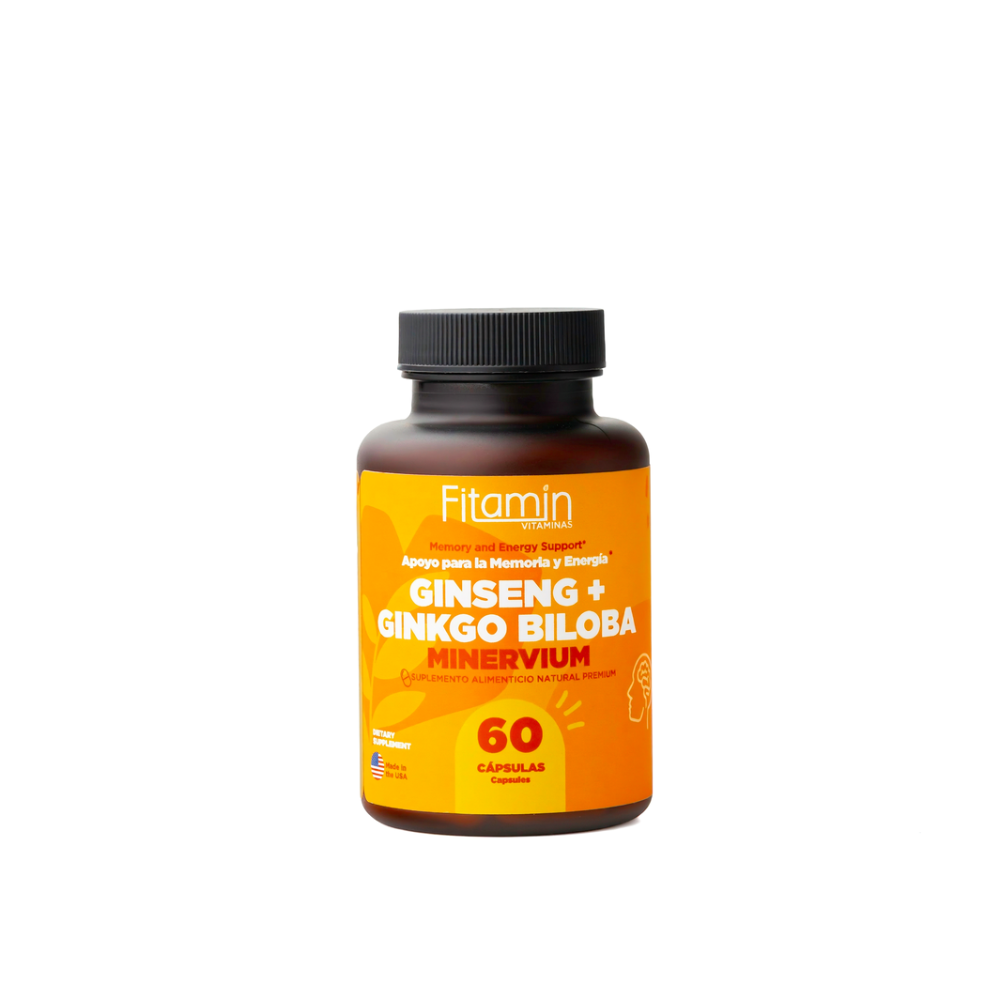 Ginseng + Ginkgo Biloba - Apoyo Cerebral