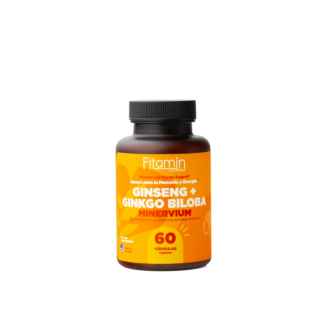 Ginseng + Ginkgo Biloba - Apoyo Cerebral
