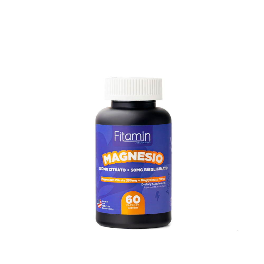 Citrato + Bisglicinato de Magnesio