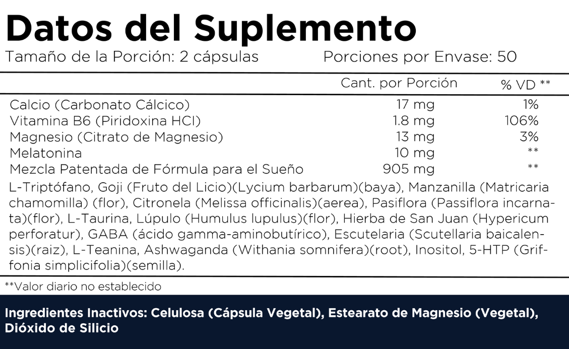 Melatonina Plus 10mg Capsulas